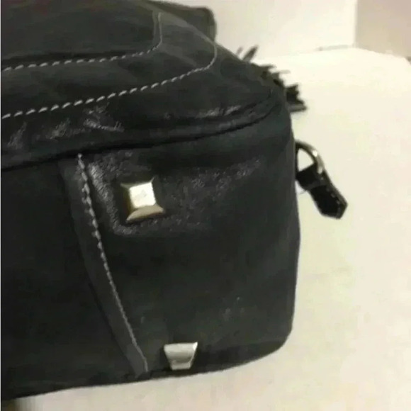 Prada canvas/leather black  satchel handbag - Picture 9 of 11